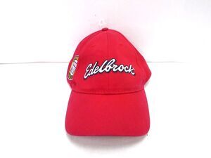 Edelbrock Adjustable Baseball Hat Cap Hot Rod Power Tour 2012 Red Hook & Loop